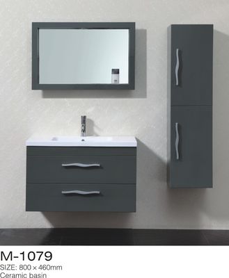 Vanities treo tường phòng tắm trắng và bộ tủ, phòng bên tủ
