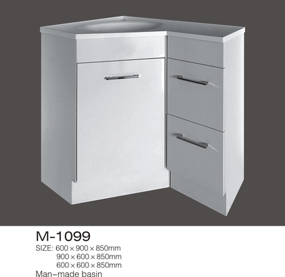Vanity phòng tắm bền, phòng tắm góc Vanity hai ngăn kéo