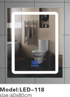Gương phòng tắm 50 X 70 có thể điều chỉnh được Tiết kiệm năng lượng chiếu sáng 600 * 800mm