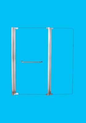 Góc tắm có khung tắm tắm cong