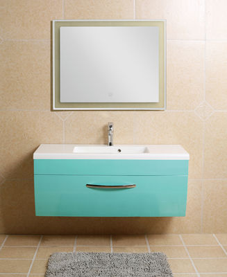 Nội thất phòng tắm hiện đại Vanities với ngọn cửa rạng rỡ Hồ màu xanh